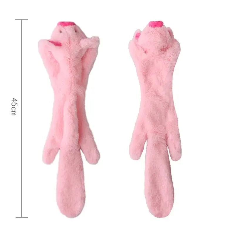 HappySnout Funny Simulated Animal No-Stuffing Dog Toy with Squeakers