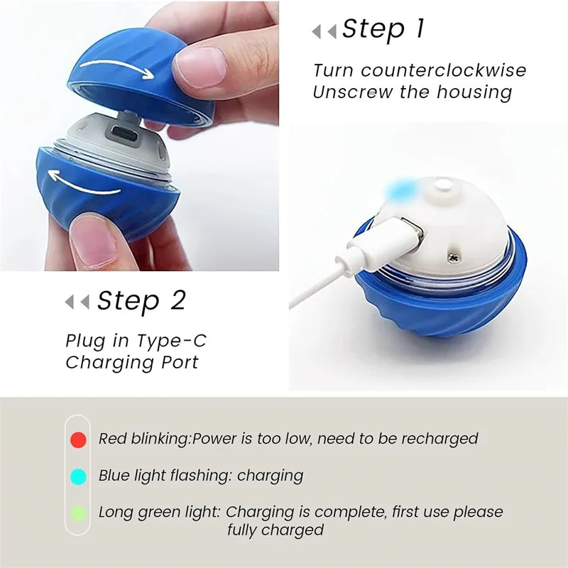 HappySnout Intelligent Jump Ball Toy for Dogs & Cats