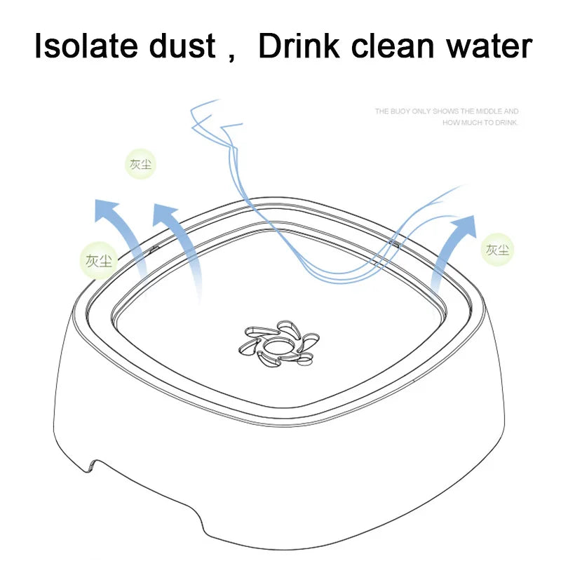 HappySnout Anti-Spill Floating Water Bowl