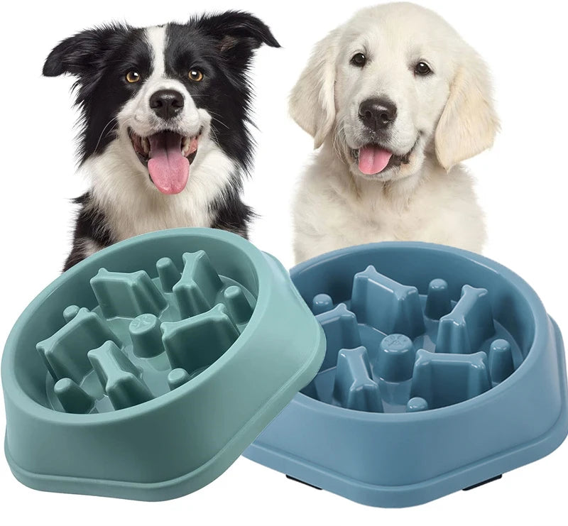 HappySnout Premium Pet Slow Feeder Bowl — Healthy, Fun Mealtime for Dogs & Cats