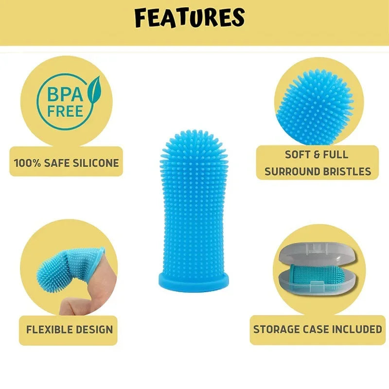 HappySnout Super Soft Pet Finger Toothbrush