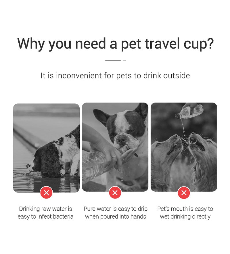 HappySnout Portable Dog Water Bottle