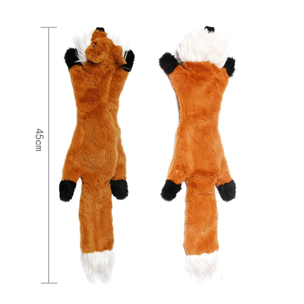 HappySnout Funny Simulated Animal No-Stuffing Dog Toy with Squeakers