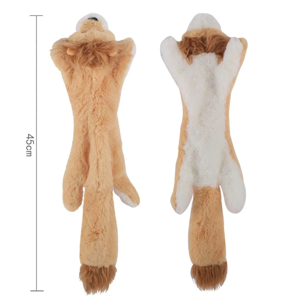 HappySnout Funny Simulated Animal No-Stuffing Dog Toy with Squeakers