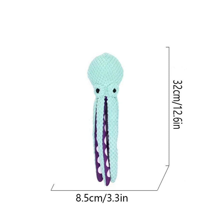 HappySnout Dog Plush Octopus Toy