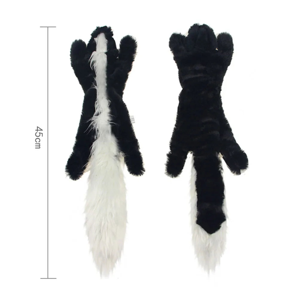 HappySnout Funny Simulated Animal No-Stuffing Dog Toy with Squeakers