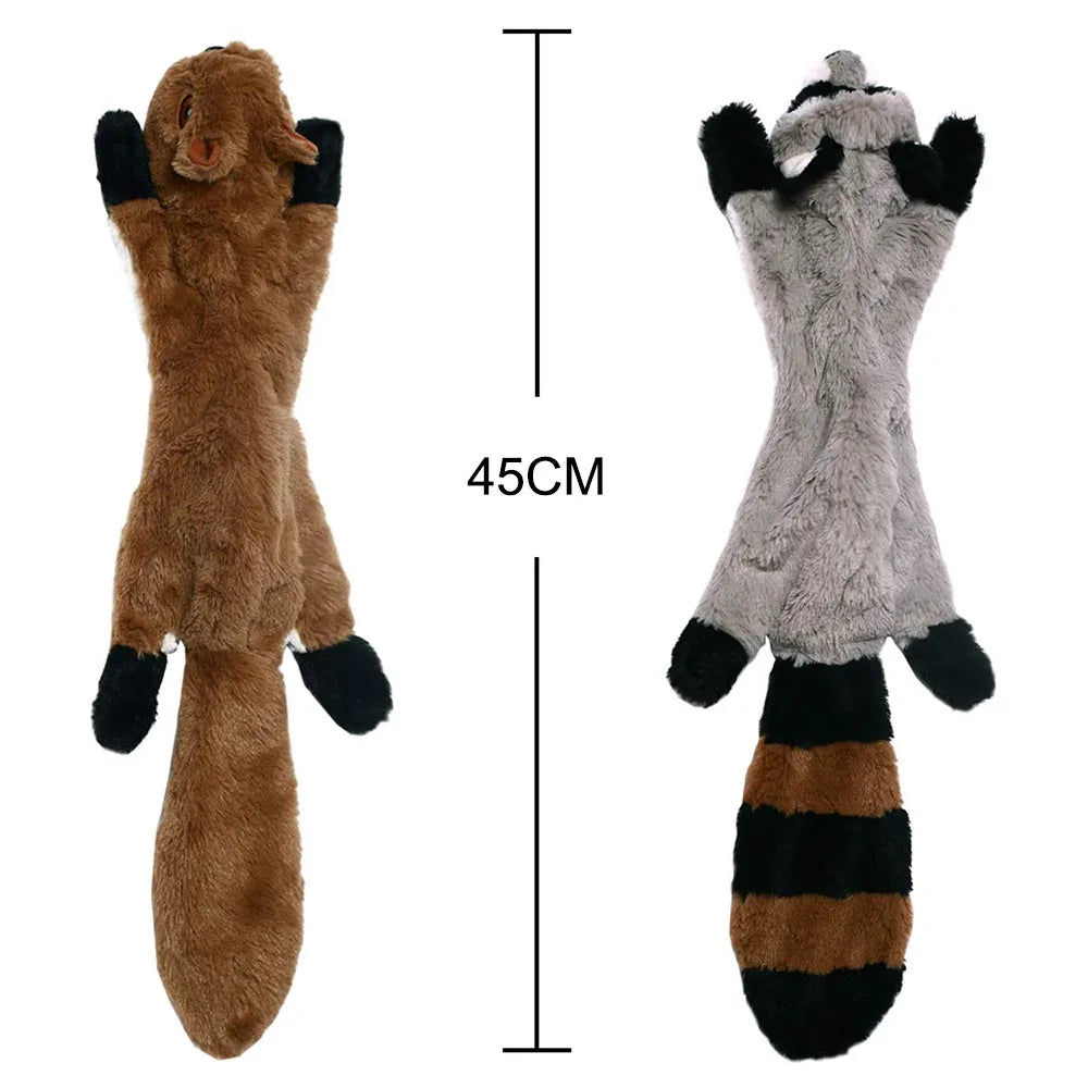 HappySnout Funny Simulated Animal No-Stuffing Dog Toy with Squeakers