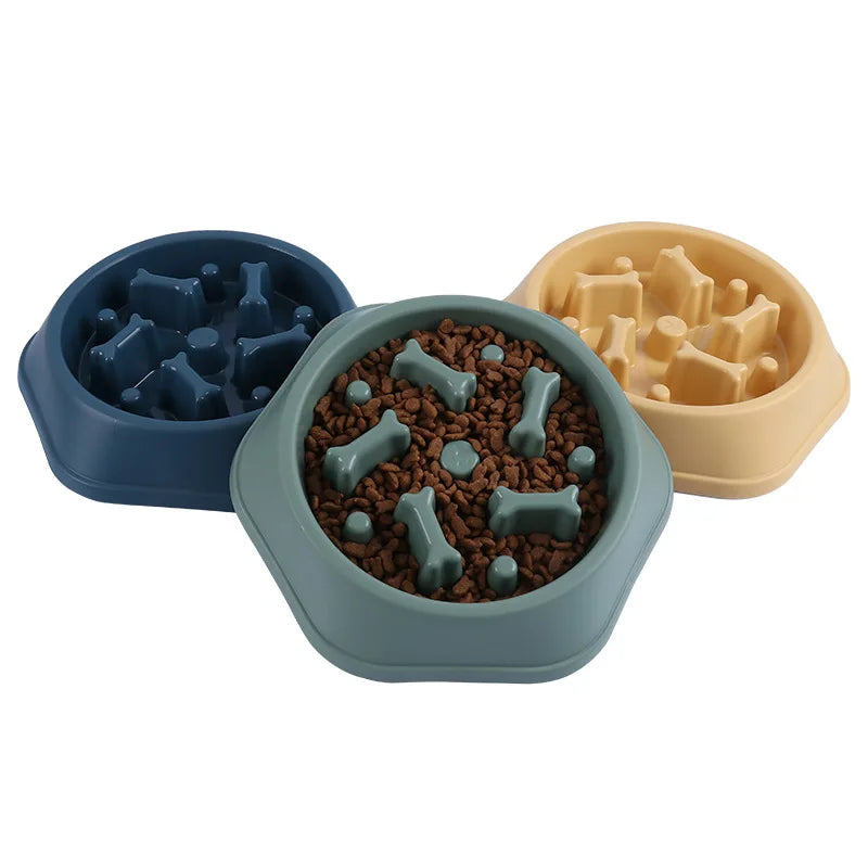 HappySnout Premium Pet Slow Feeder Bowl — Healthy, Fun Mealtime for Dogs & Cats