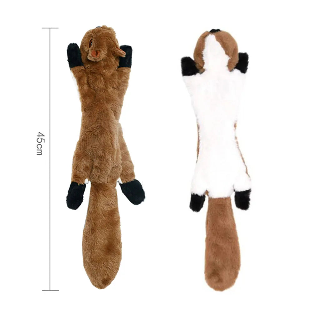 HappySnout Funny Simulated Animal No-Stuffing Dog Toy with Squeakers