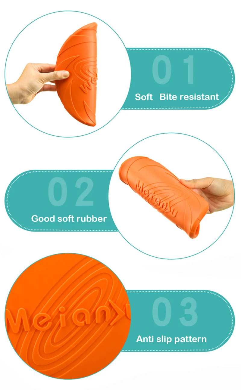 HappySnout Silicone Flying Disc