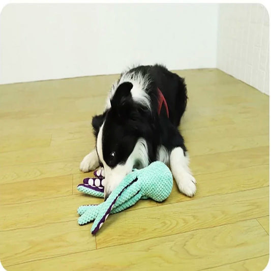 HappySnout Dog Plush Octopus Toy