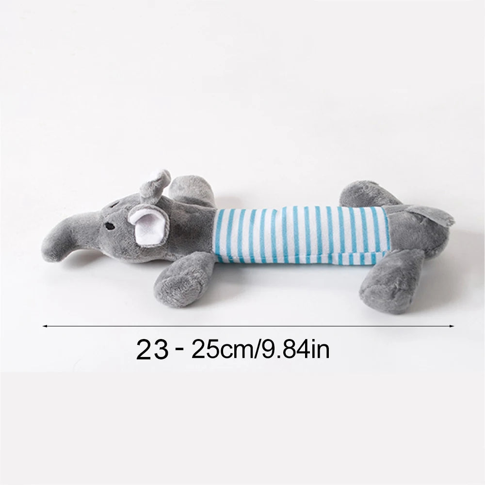 HappySnout Funny Simulated Animal No-Stuffing Dog Toy with Squeakers