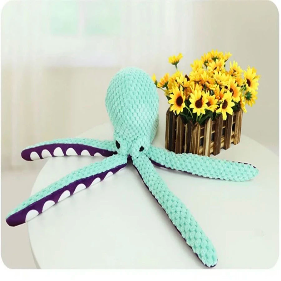HappySnout Dog Plush Octopus Toy
