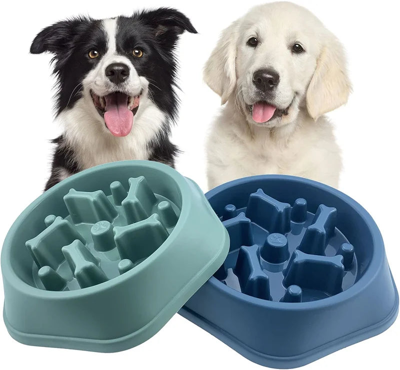 HappySnout Premium Pet Slow Feeder Bowl — Healthy, Fun Mealtime for Dogs & Cats