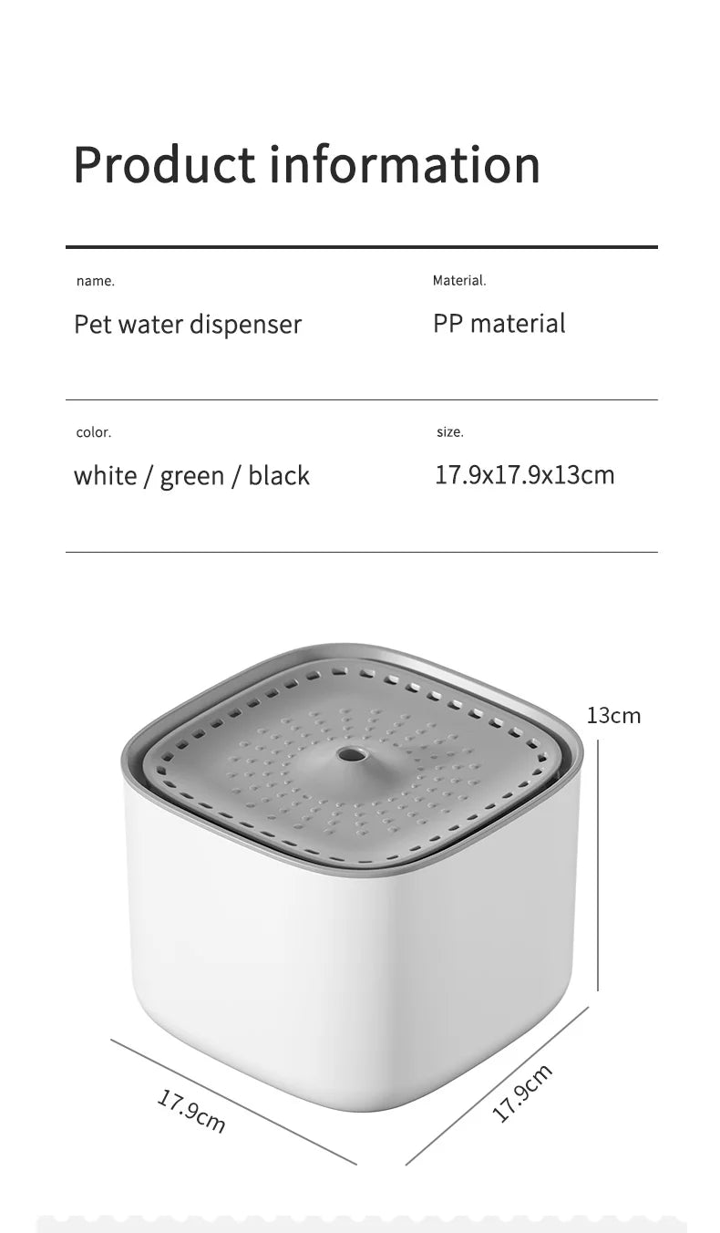 HappySnout Recirculating Cat Water Fountain