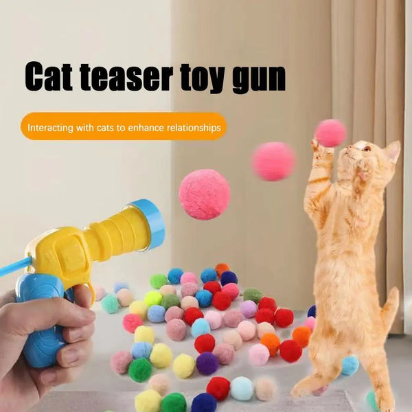 HappySnout Cat Interactive Ball Launcher